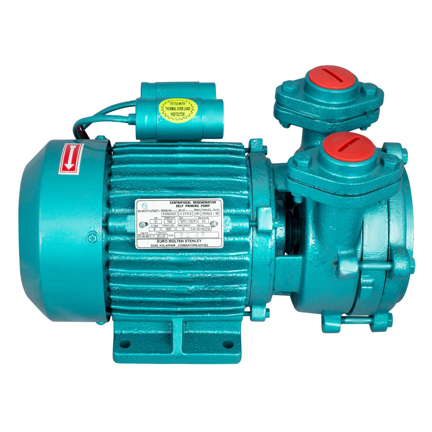0.5hp high suction monobloc pump