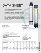 1hp borewell pump 12 stage